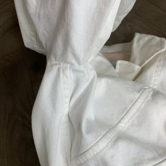 Emilio Pucci Firenze Jacket Womans Size 10 White Denim Stretch Made in Italy - Picture 15 of 15